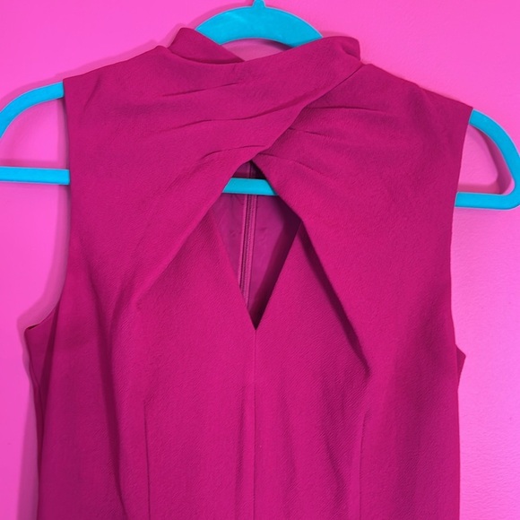 Trina Turk cranberry sleeveless jumpsuit - Picture 3 of 7